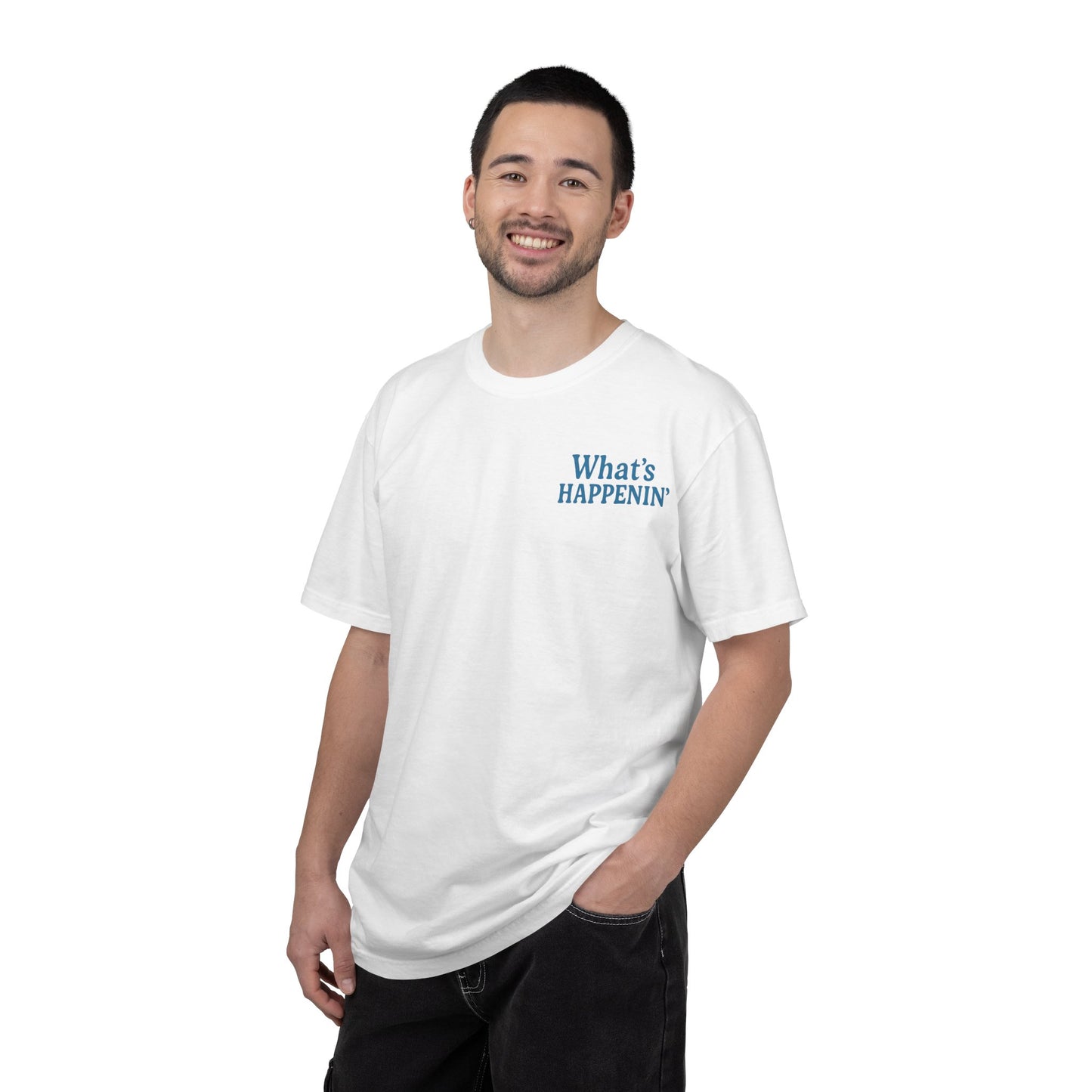 I'm Thinking Life T-Shirt — 'What's Happenin'' Retro Flower Graphic Tee