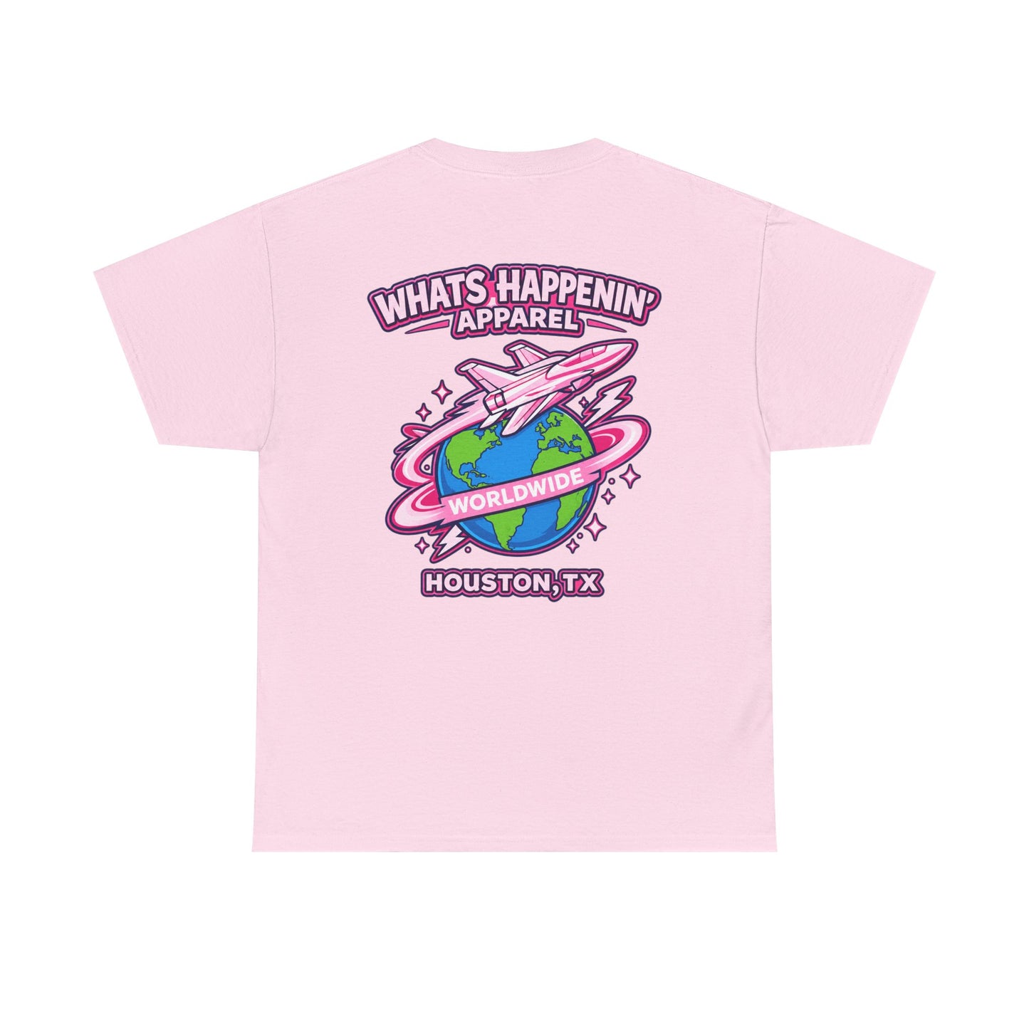 WH WORLDWIDE' Tee — Pink