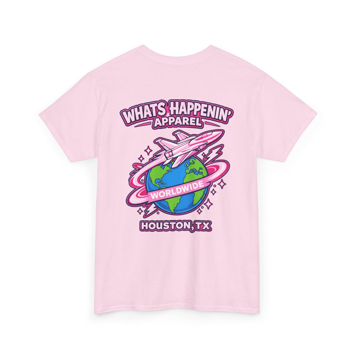 WH WORLDWIDE' Tee — Pink