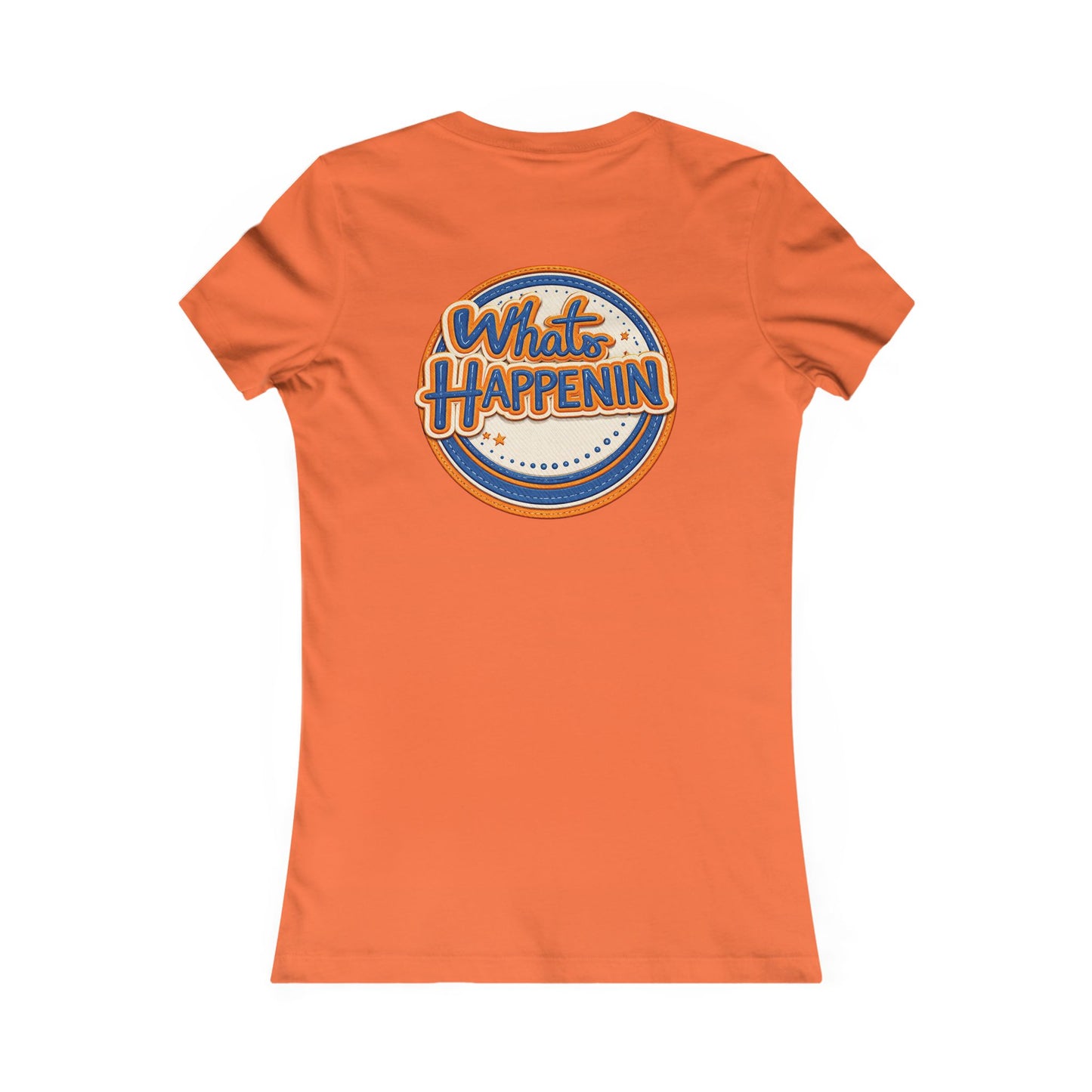 What's Happenin' Women's Tee — Retro Graphic Short-Sleeve Shirt