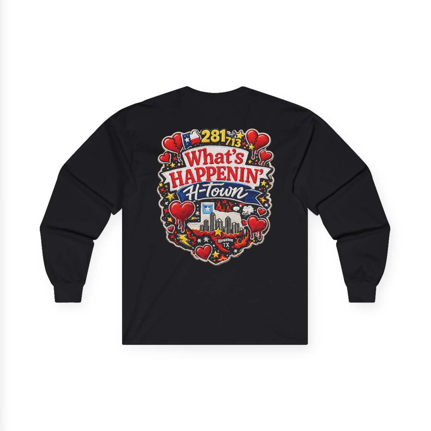 What's Happenin' H-Town – Long Sleeve Tee