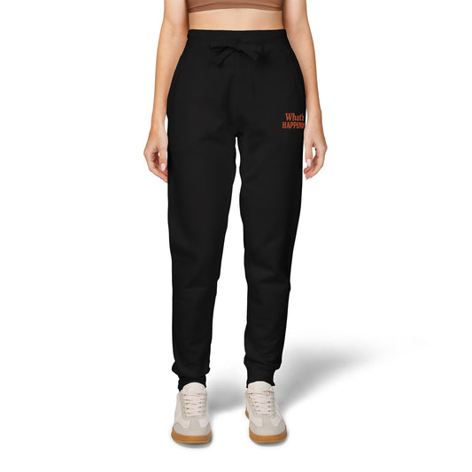 What’s HAPPENIN’ — Embroidered Sweatpants
