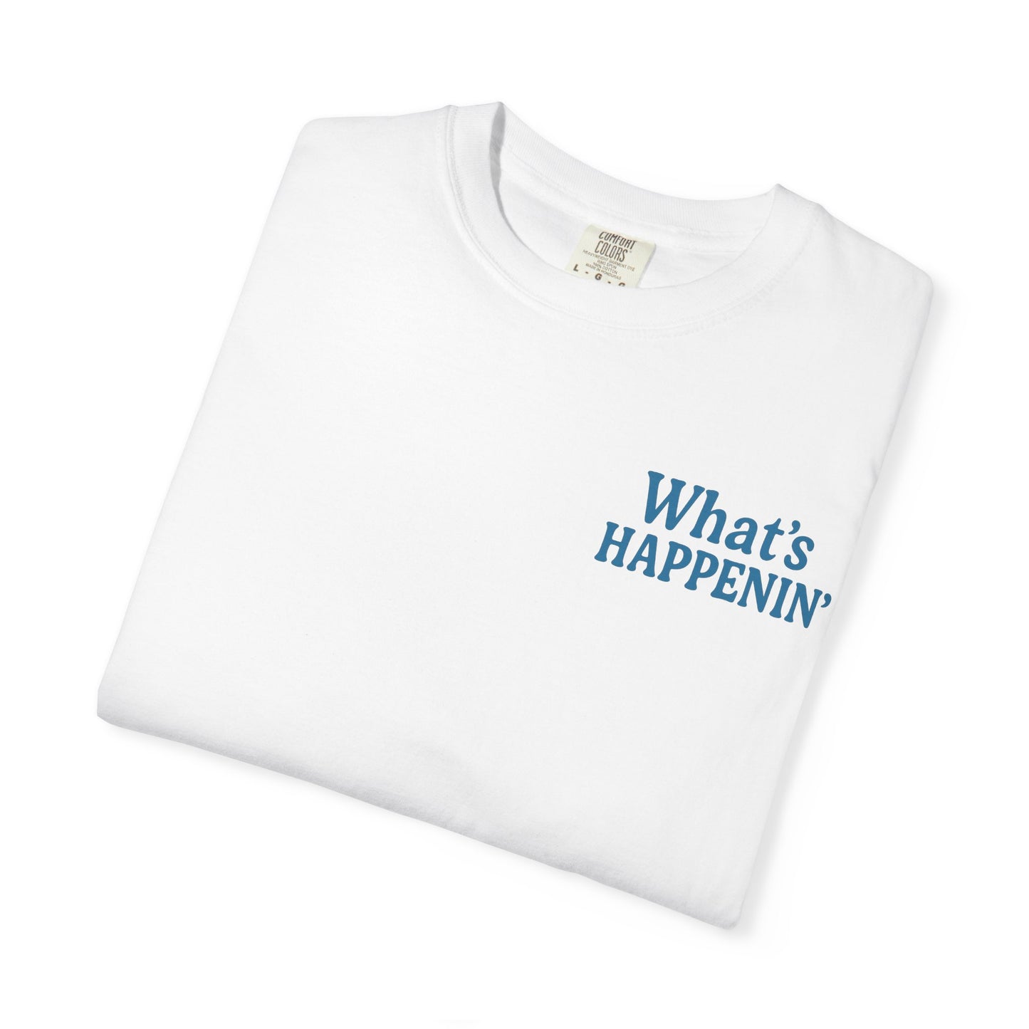 I'm Thinking Life T-Shirt — 'What's Happenin'' Retro Flower Graphic Tee